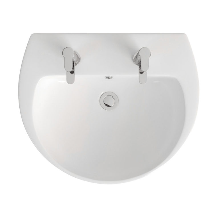 500mm Wall Hung Basin WallMounted IPS Sink • ASPRO50BA1