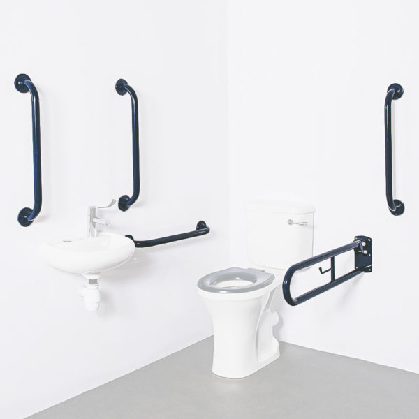 NYMAS Doc M Toilet Grab Rail Pack Concealed Fixings