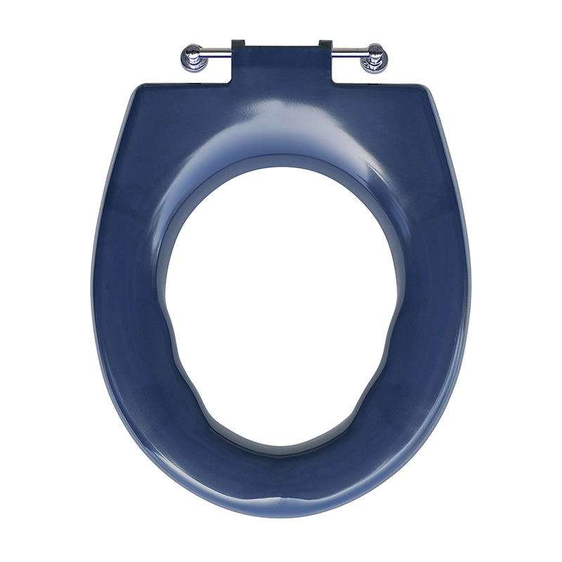 Dark Blue Toilet Seat Cover Velcromag