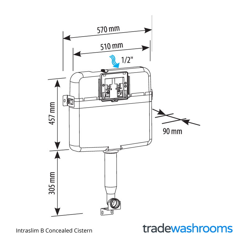 siamp concealed cistern