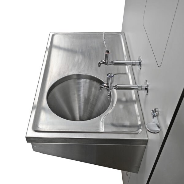 Slop Hopper and Drainer Kit [HBN DU H] • Stainless Steel Hospital Unit