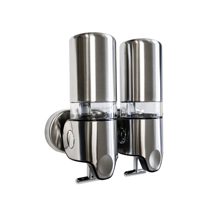 Stainless Steel Shower Soap Dispenser Single, Double or Triple